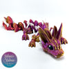 Easter Baby Dragon in Purple+Red+Gold Shifting