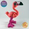 Flamingo in Pink with Magenta Legs & Silk Pink Ombre Beak