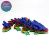 Gemstone Baby Dragon in Midnight Rainbow