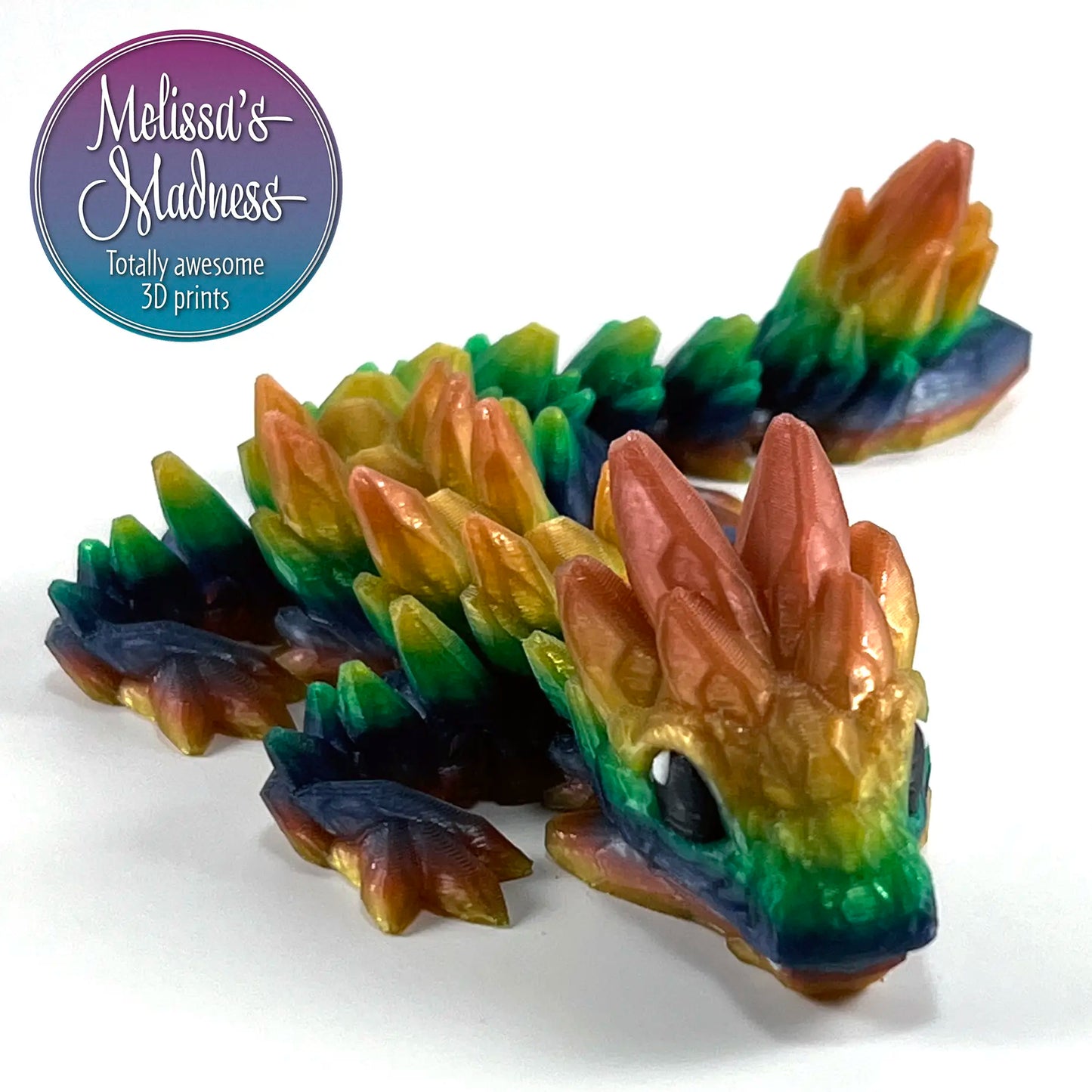 Gemstone Baby Dragon in Blooming