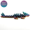 Gemstone Baby Dragon in Muted Rainbow