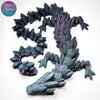 Gemstone Dragon - Articulating 3D Printed Fantasy Figurine | Made in Montana | Cinderwing3D Design