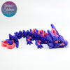 Heart Light Baby Dragon in Purple & Pink