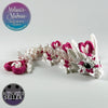 Heart Light Baby Dragon in Silk White & Magenta