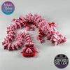 Heart Light Dragon in Petal Pink & Scarlet