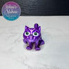 Kitten in Silk Purple