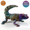Leopard Gecko in Purple+Blue Green+Burnt Orange Shifting