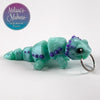 Mini Bearded Dragon Keychain in Mint Elixer & Witchcraft
