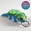 Mini Bearded Dragon Keychain in Beachy & Green