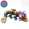 Mushroom Baby Dragon in Shimmer Rainbow