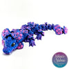 Mushroom Baby Dragon in Blue+Purple Shifting & Magenta