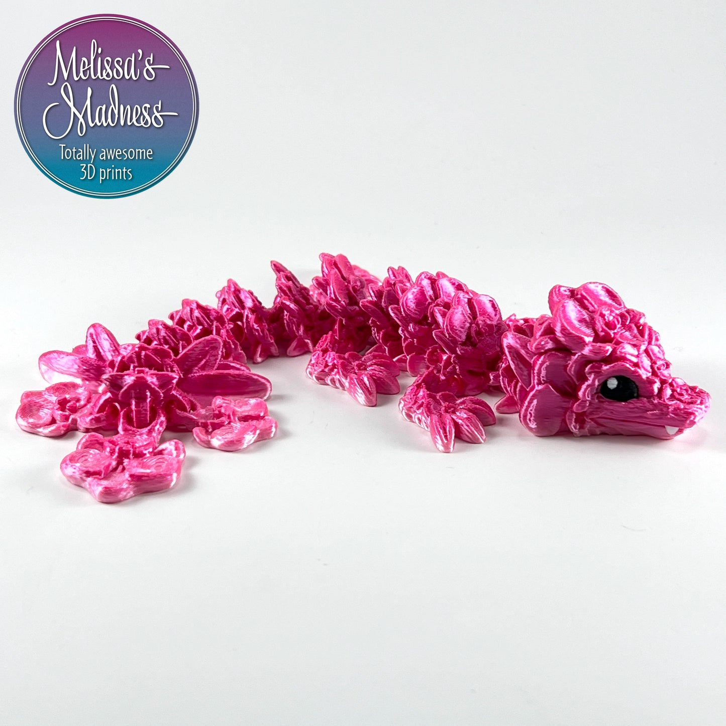 Orchid Baby Dragon in Silk Pink Ombre