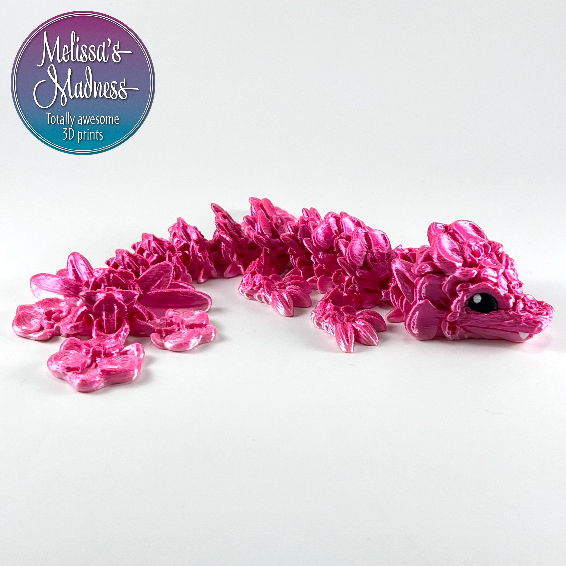 Orchid Baby Dragon in Silk Pink Ombre