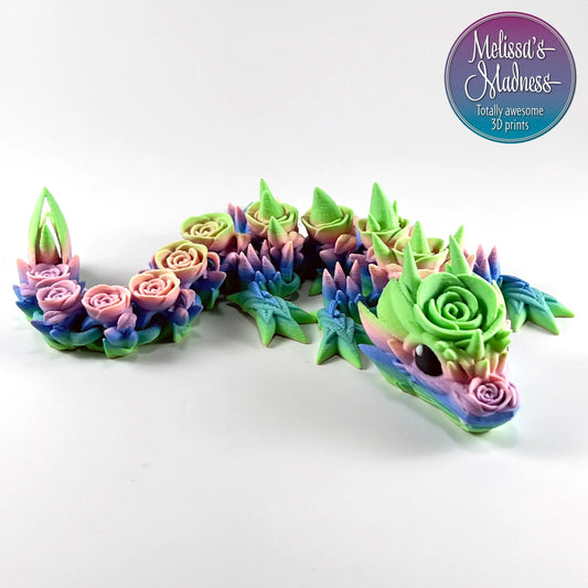 Rose Baby Dragon in Waterfall