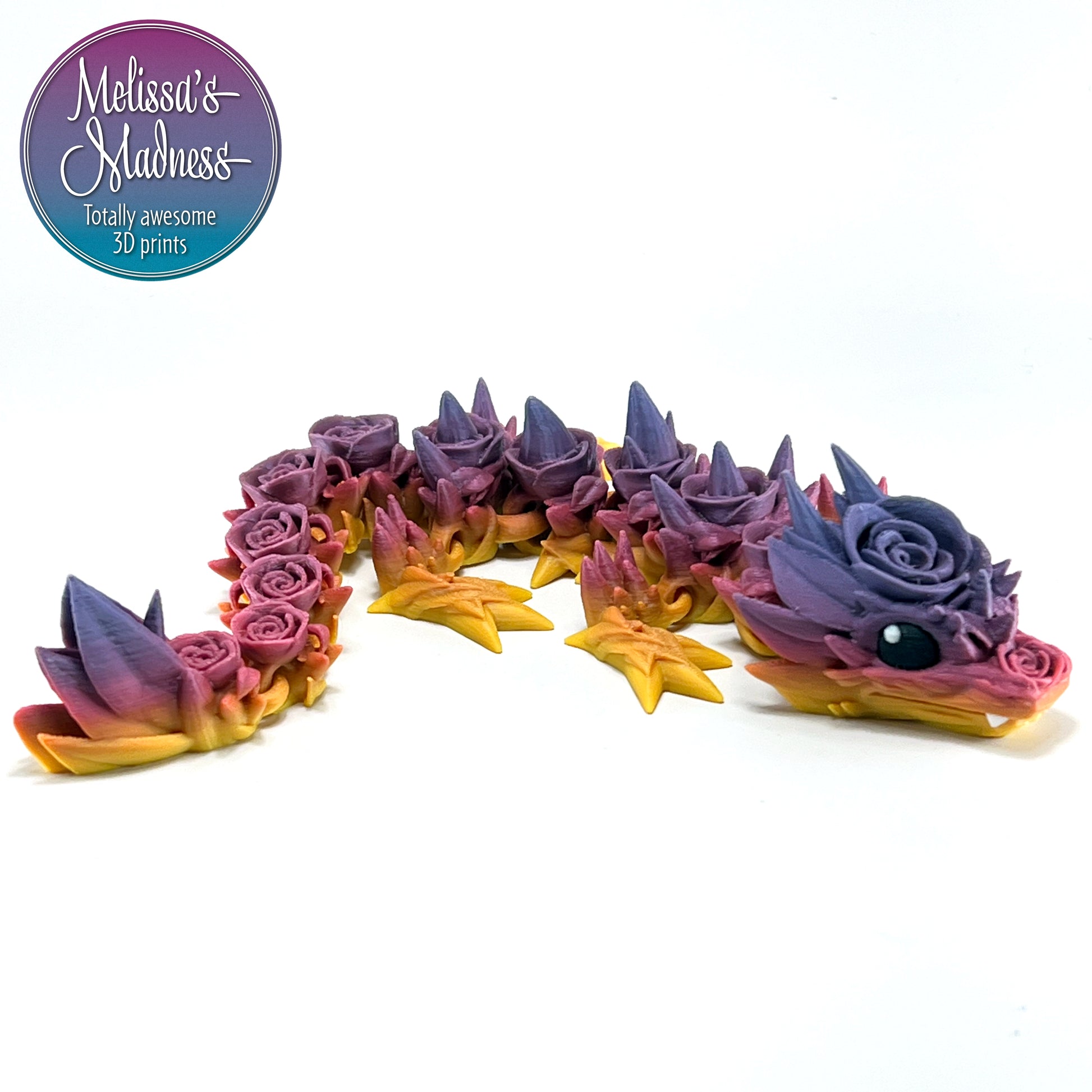 Rose Baby Dragon in Regular Rainbow