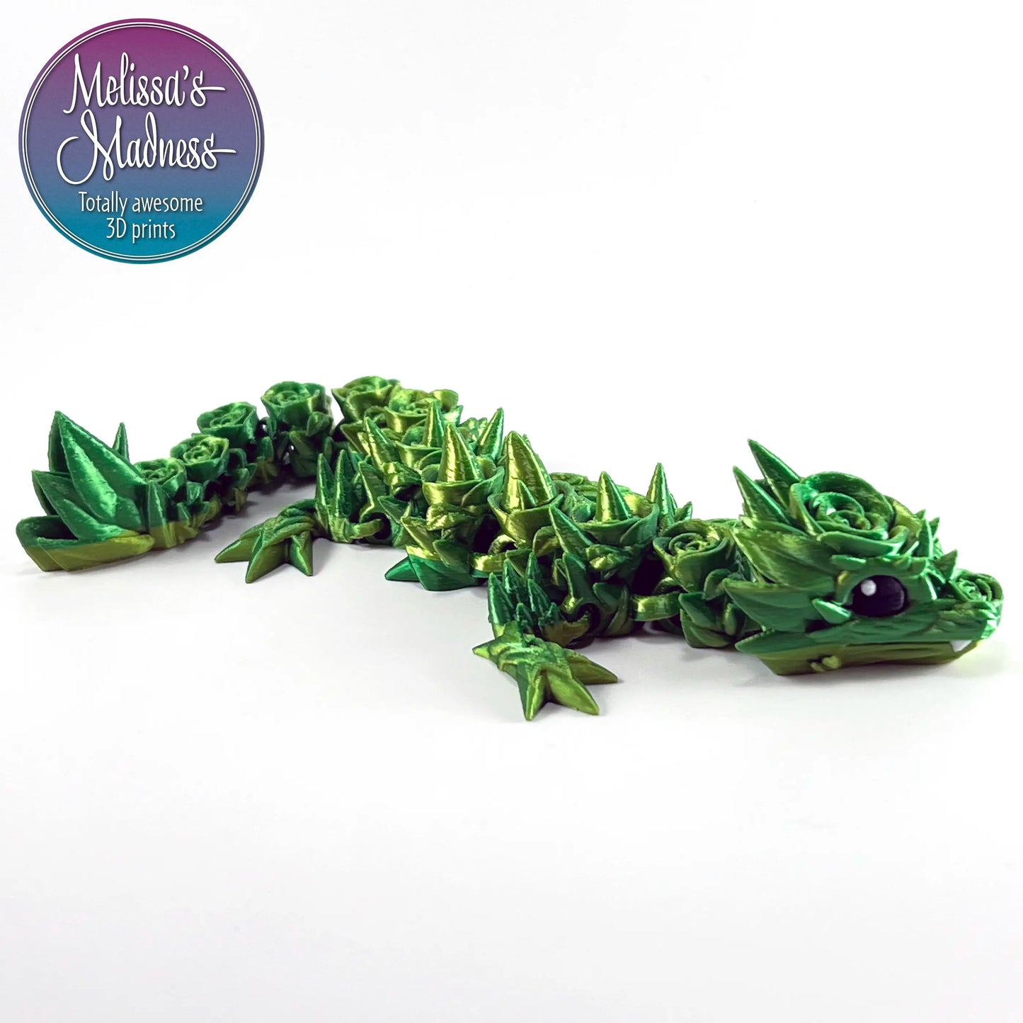 Rose Baby Dragon in Yellow+Green Shifting