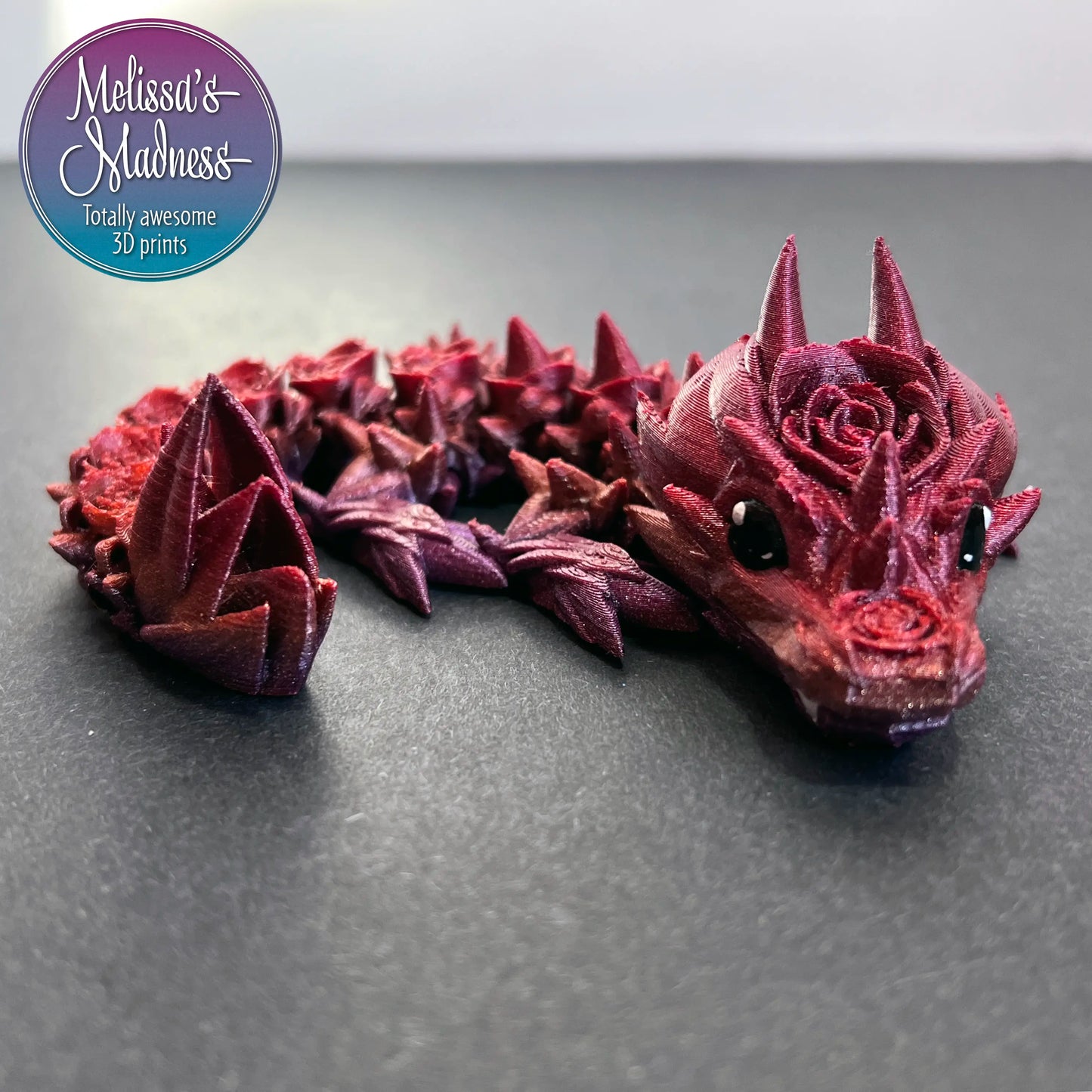 Rose Baby Dragon in Merlot Sunset