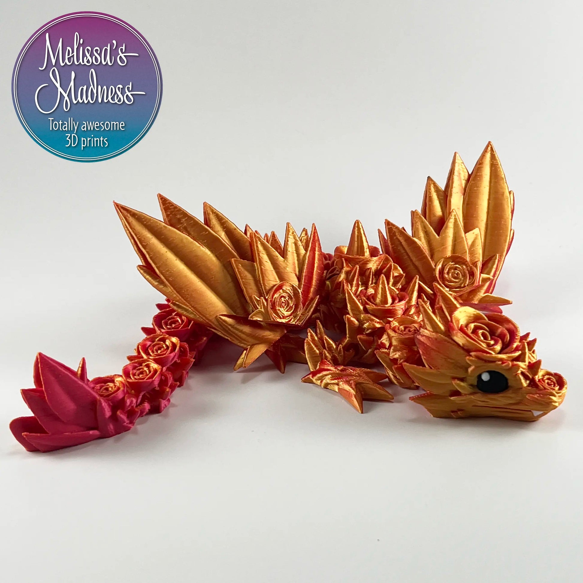 Rosewing Baby Dragon in Red+Gold Shifting