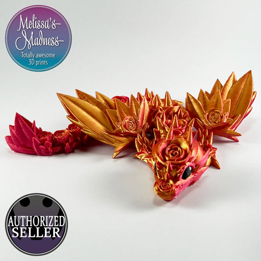 Rosewing Baby Dragon in Red+Gold Shifting