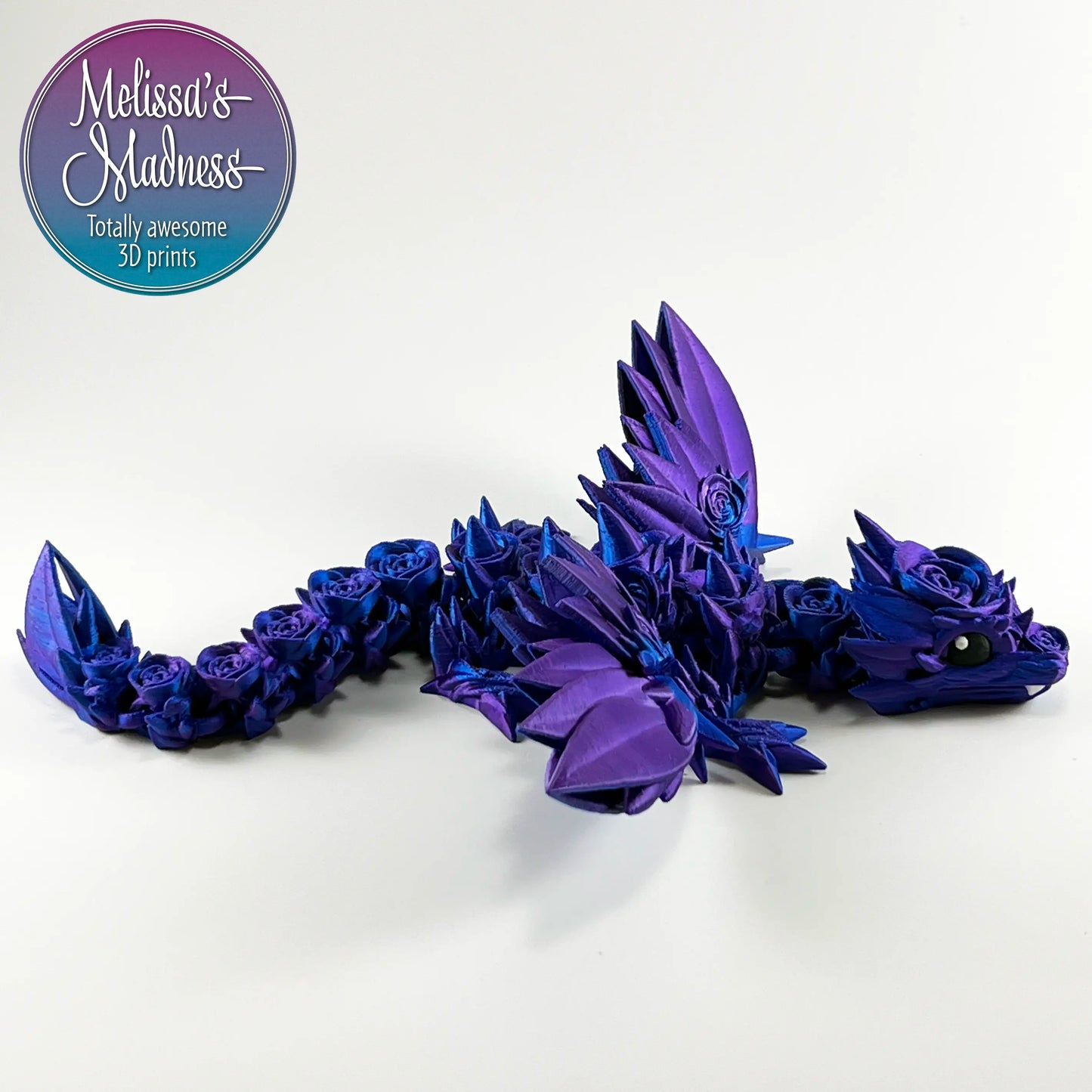 Rosewing Baby Dragon in Blue+Purple Shifting