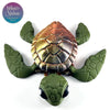 Sea Turtle in Dark Green & Gold+Copper+Black Shifting