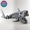 Shark Skeleton in Marble Gray