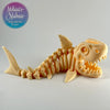 Shark Skeleton in Light Peach
