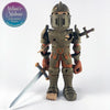 Skeleton Knight in Bronze & Brown