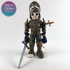 Skeleton Knight in Bronze & Dark Blue