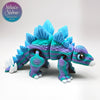 Stegosaurus - Articulating 3D Printed Dinosaur Figurine | Made in Montana | Toonz Factory Design