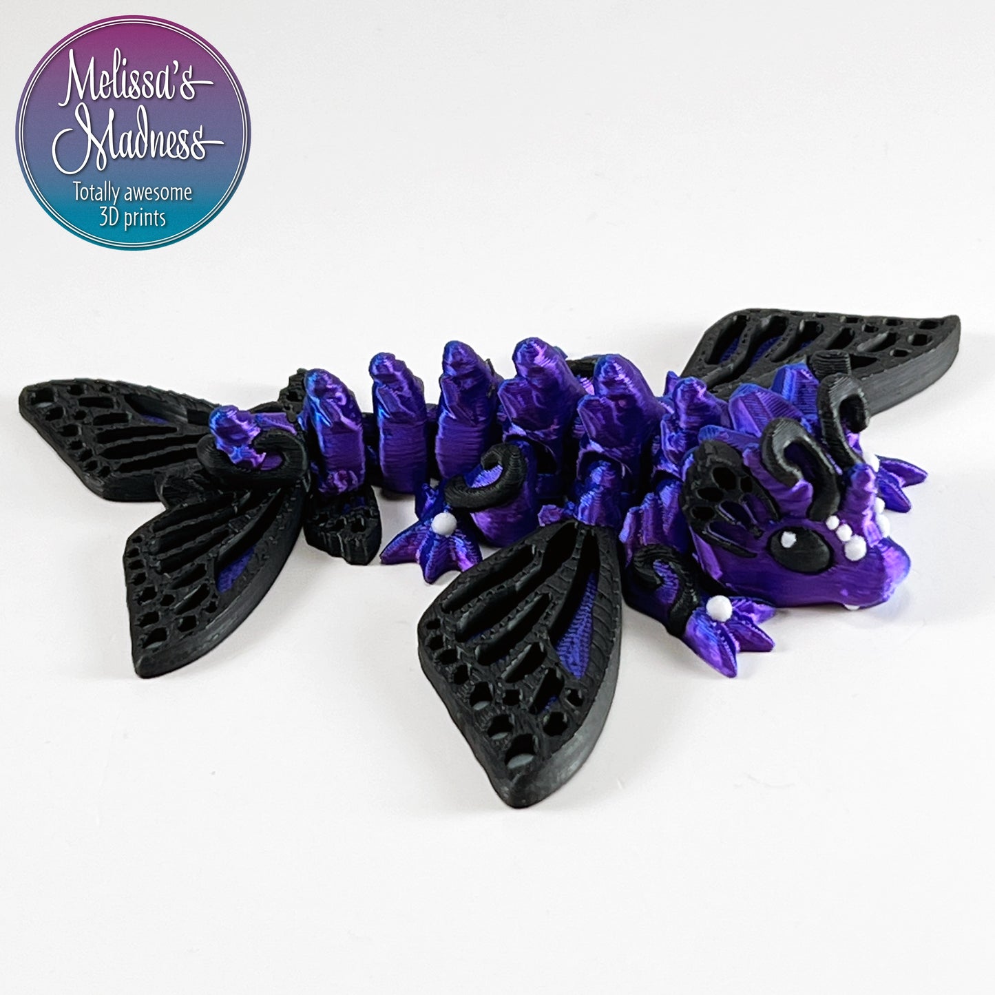 Tiny Butterfly Dragon in Blue+Purple Shifting
