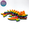 Tiny Wyvern in Tropical Punch flexi figurine wholesale gift shop display piece