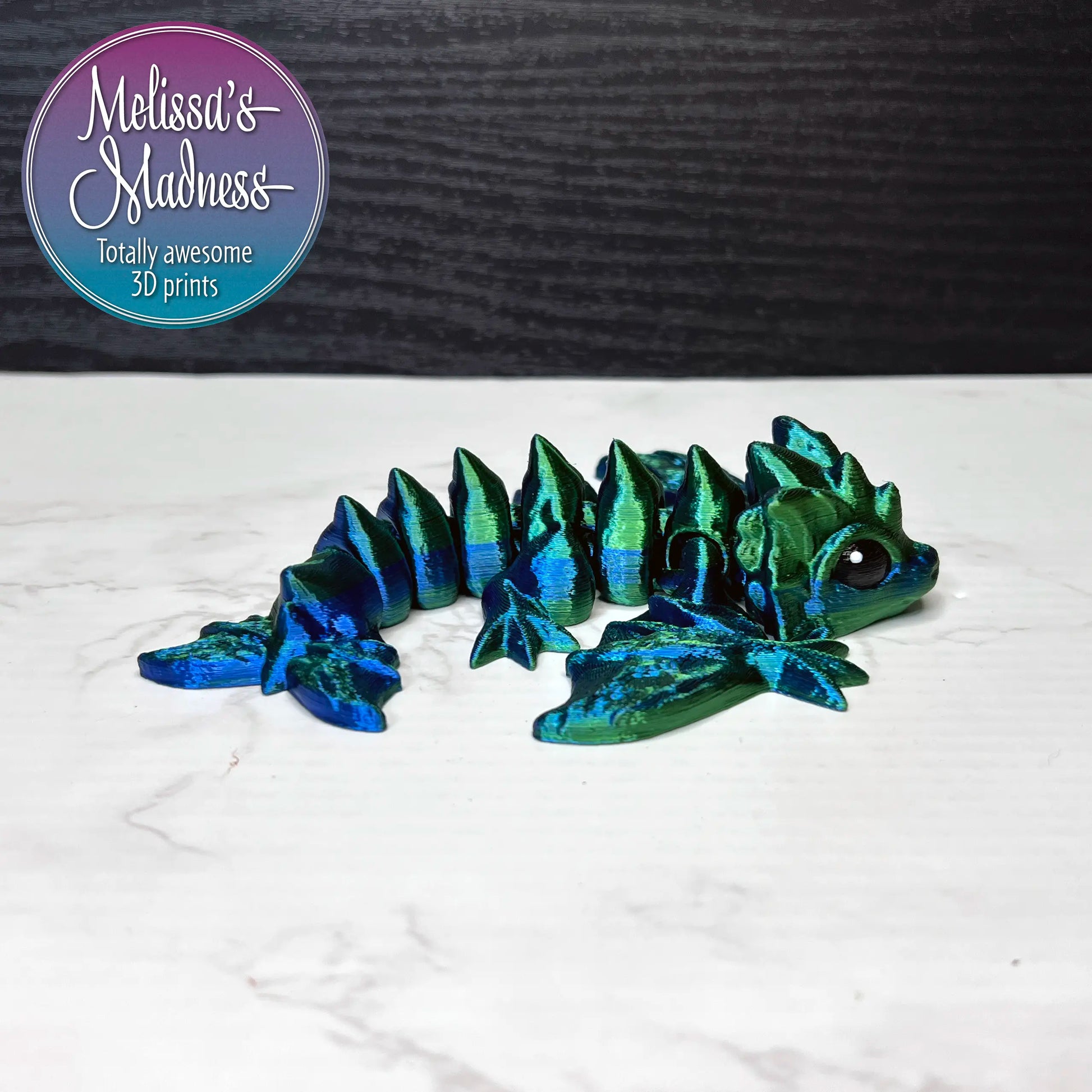 Tiny Wyvern in Blue+Green Shifting
