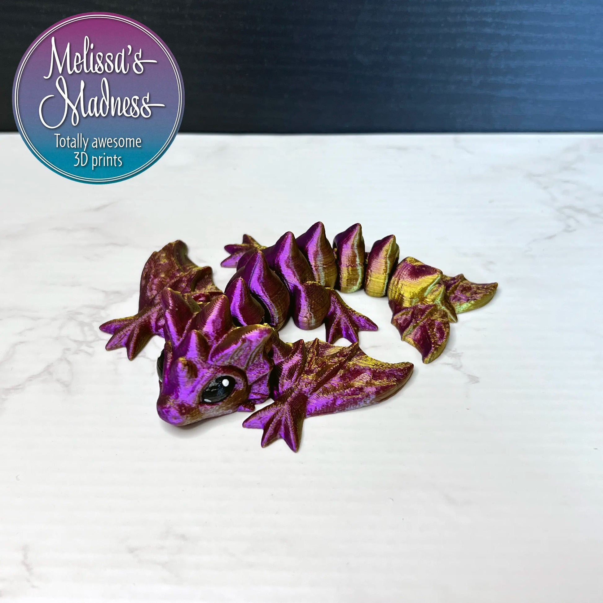 Tiny Wyvern in Purple+Gold Shifting