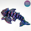 Articulated Tiny Wyvern in Red+Green+Blue Shifting wholesale gift shop store collectible 3D printed