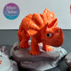 Triceratops in Orange
