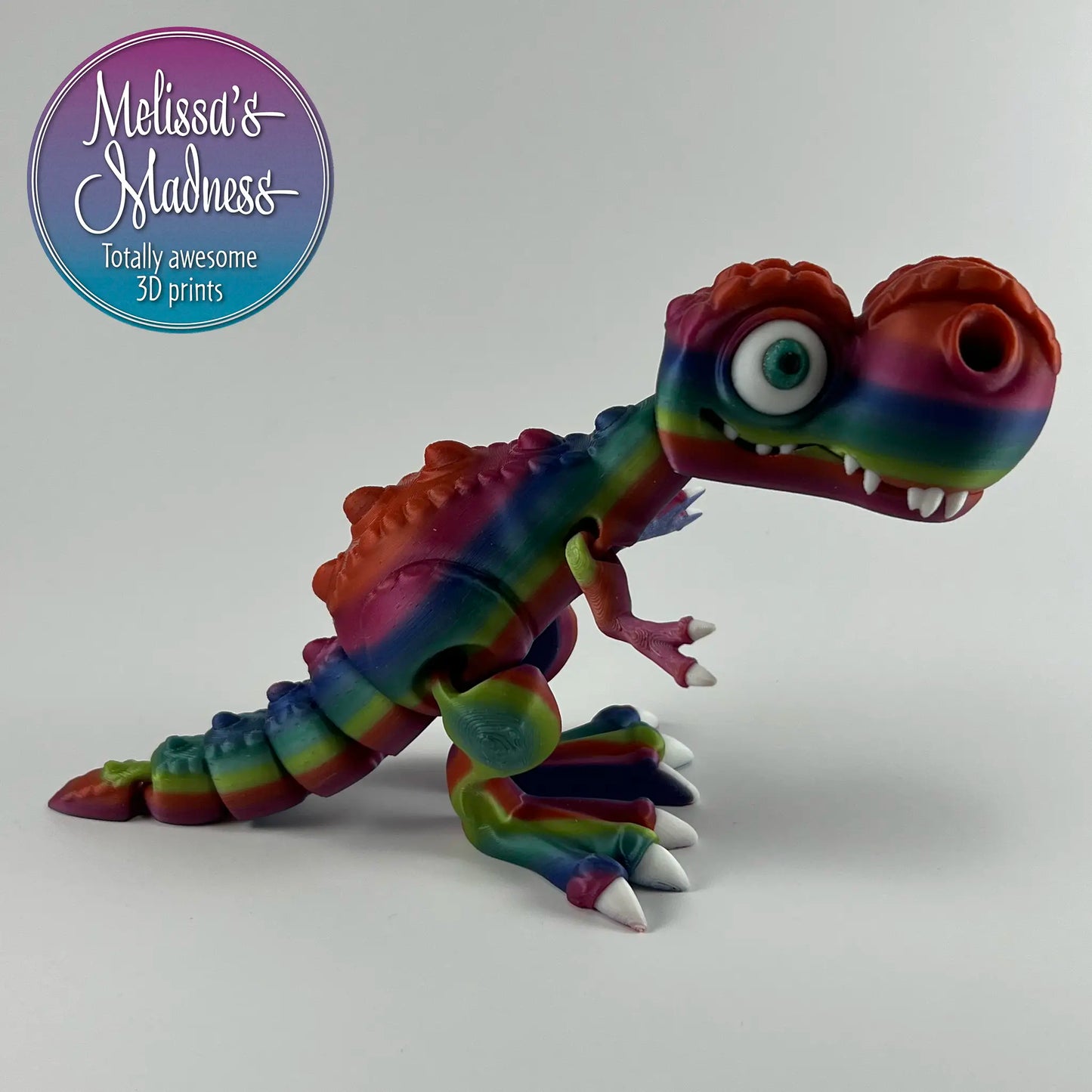 Tyrannosaurus Rex in Fantasy Rainbow