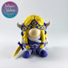 Viking Gnome - Articulating 3D Printed Humanoid Figurine | Made in Montana | Flexi Factory Design