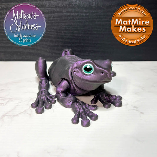 White's Tree Frog in Purple Smoke