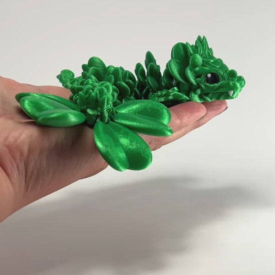 Clover Baby Dragon in Green