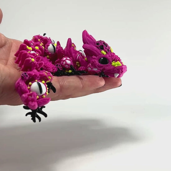 Infested Baby Dragon in Magenta & Toxicity