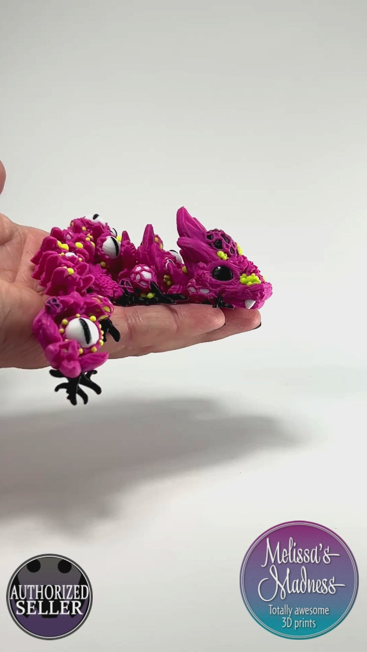 Infested Baby Dragon in Magenta & Toxicity