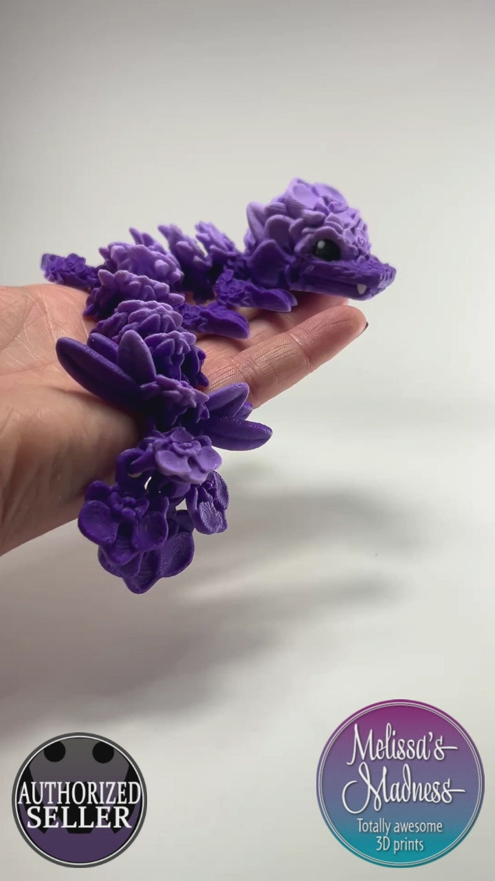Orchid Baby Dragon in Purple Gradient
