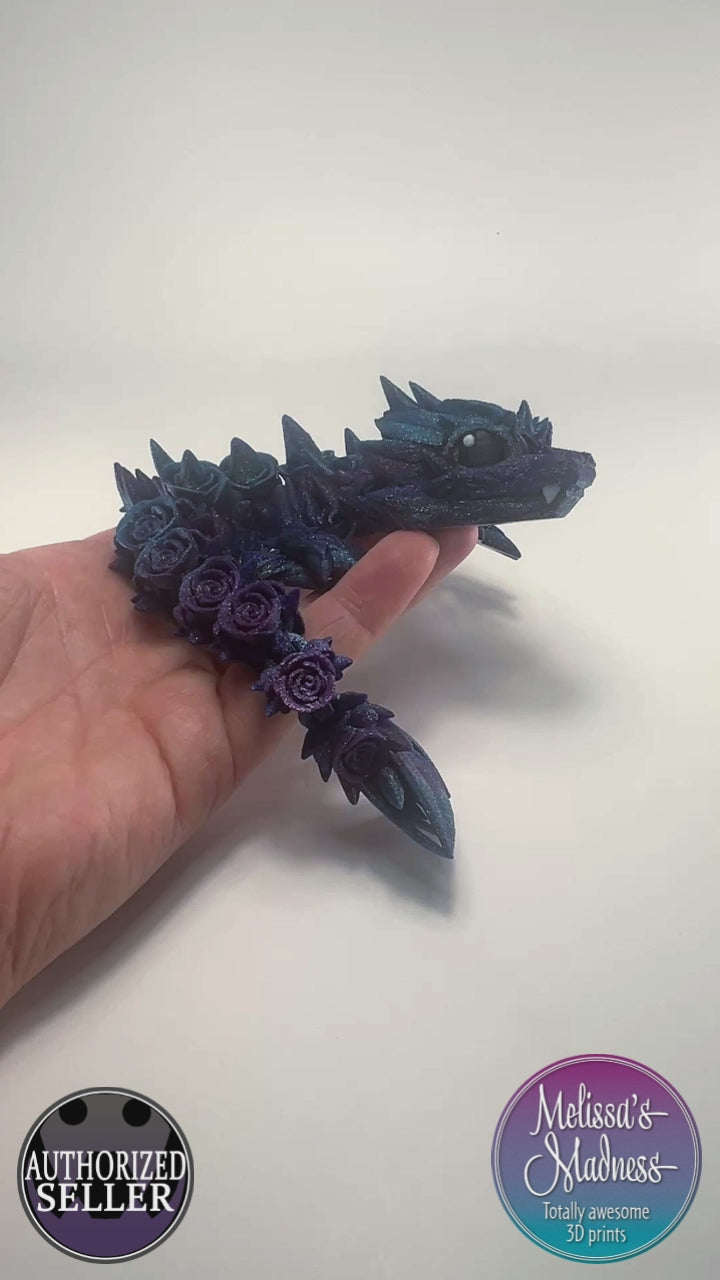 Rose Baby Dragon in Glittering Galaxy